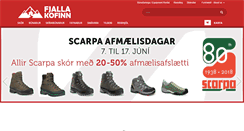 Desktop Screenshot of fjallakofinn.is